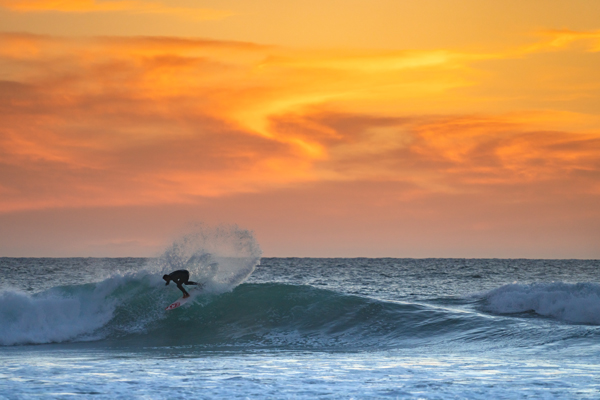 Liam Pickhardt Surfing