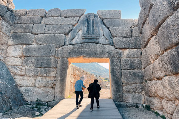 The front gates of Agamemnon’s Mountain Palace.