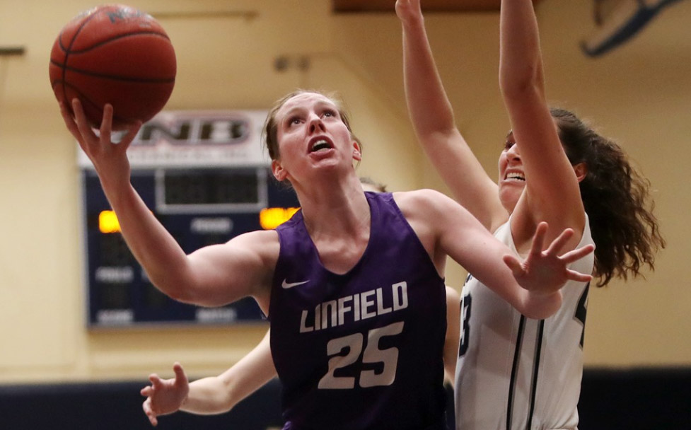 Molly Danielson starts a basketball game