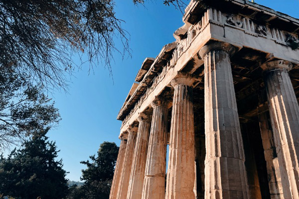 The Temple of Hephaestus.