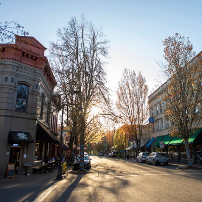 3rd Street in downtown McMinnville