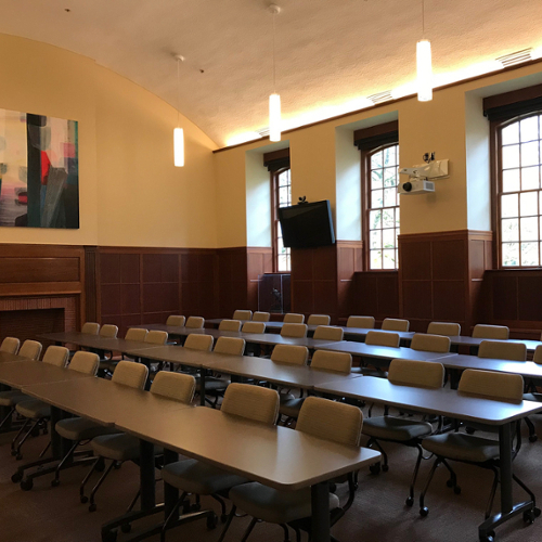 classroom in TJ Day Hall