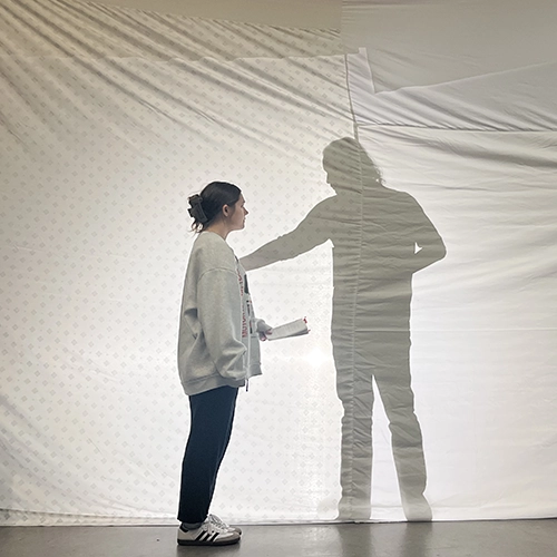 rehearsal photo from the set of K of D.