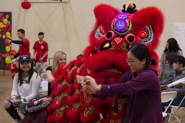 Chinese New Year celebration on campus