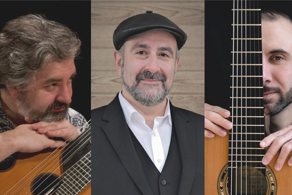 Three members of Zingaresca Ensemble