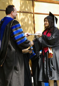 Getting diploma